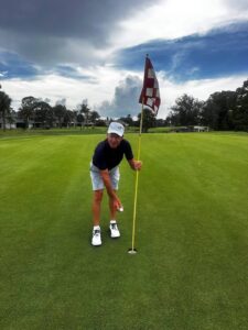 Kim Dewitt gets hole-in-one on Heron 4
