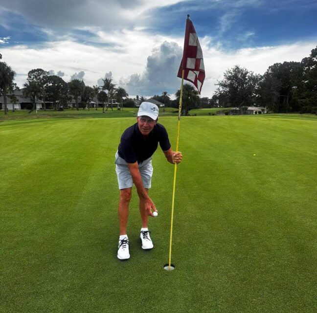 Kim Dewitt gets hole-in-one on Heron 4