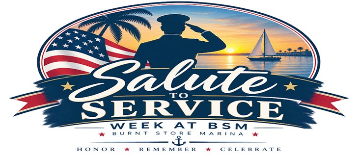 Salute to Service Week at Burnt Store Marina logo